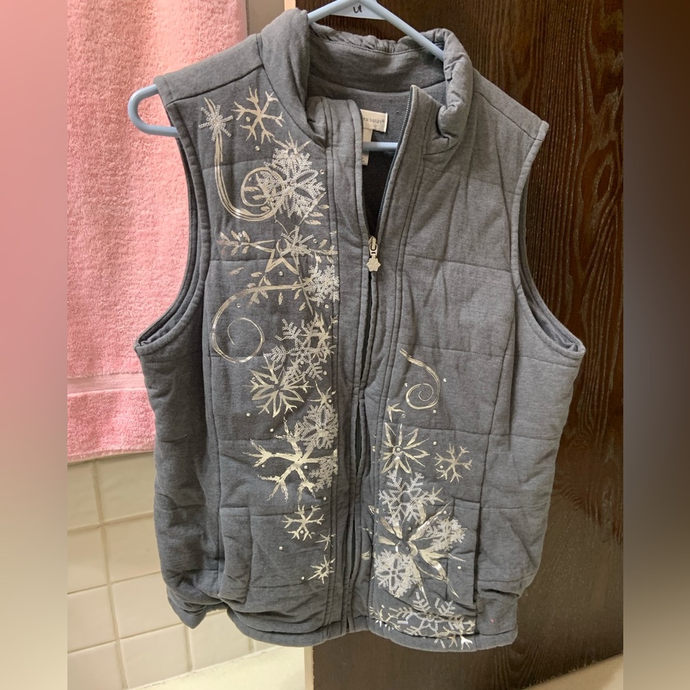 Christopher & Banks Grey Vest